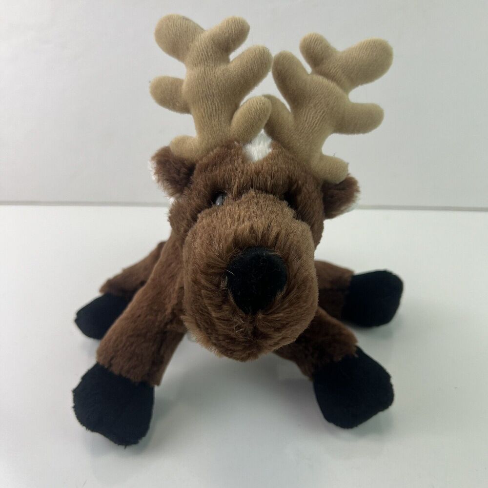 Ganz Reindeer Plush Toy Stuffed Animal Pet 10" Brown White Webkinz HM137 No Code